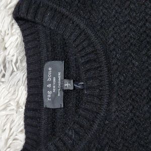 black 100% cashmere sweater